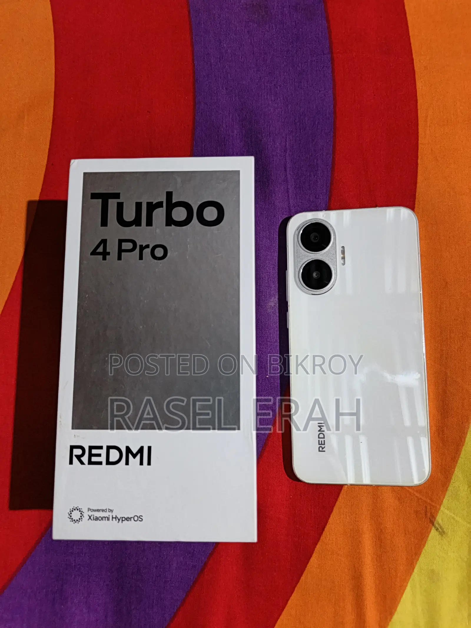 Redmi Turbo 4 Pro White Color