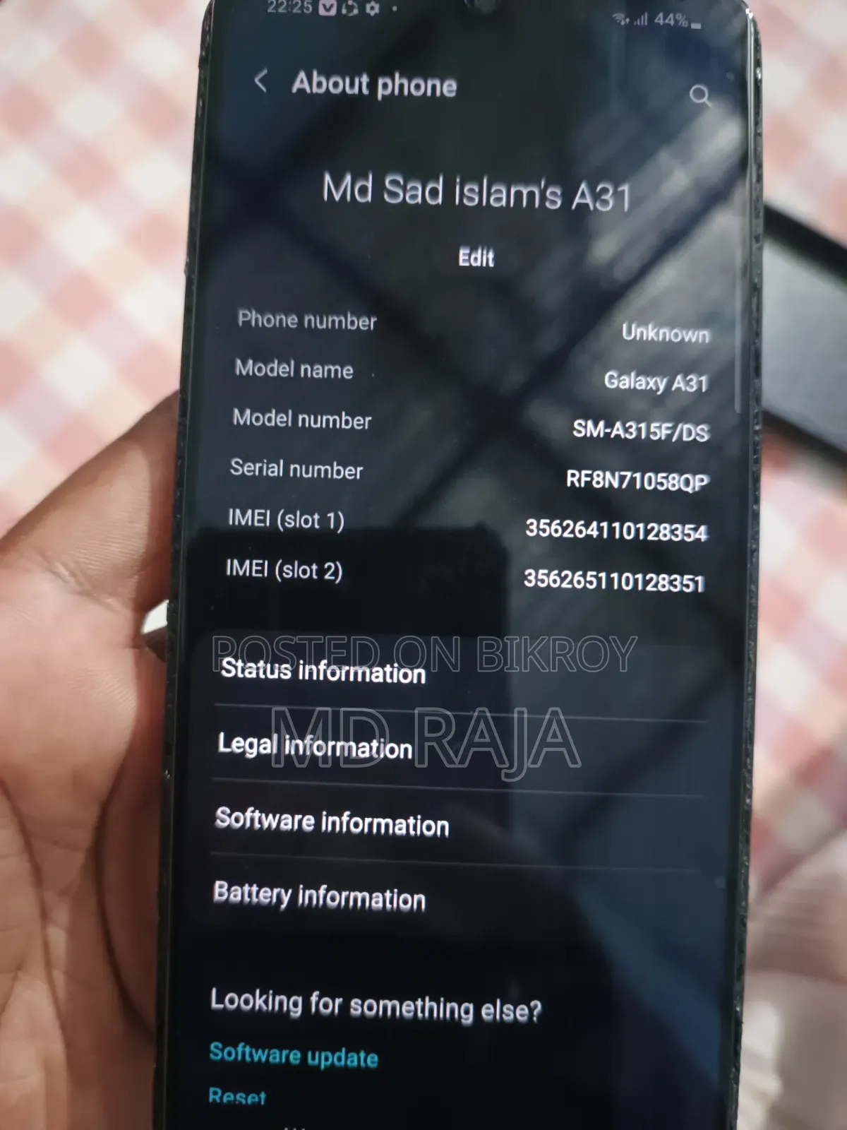 Samsung Galaxy A31 128 GB White