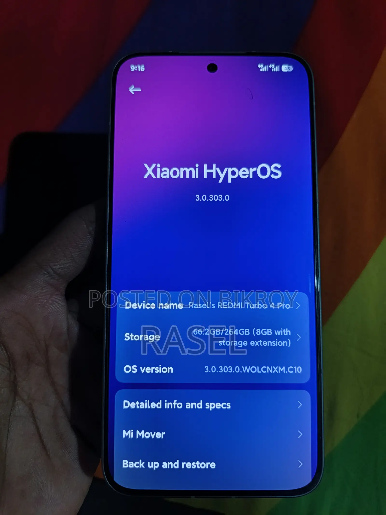 Redmi Turbo 4 Pro White Color