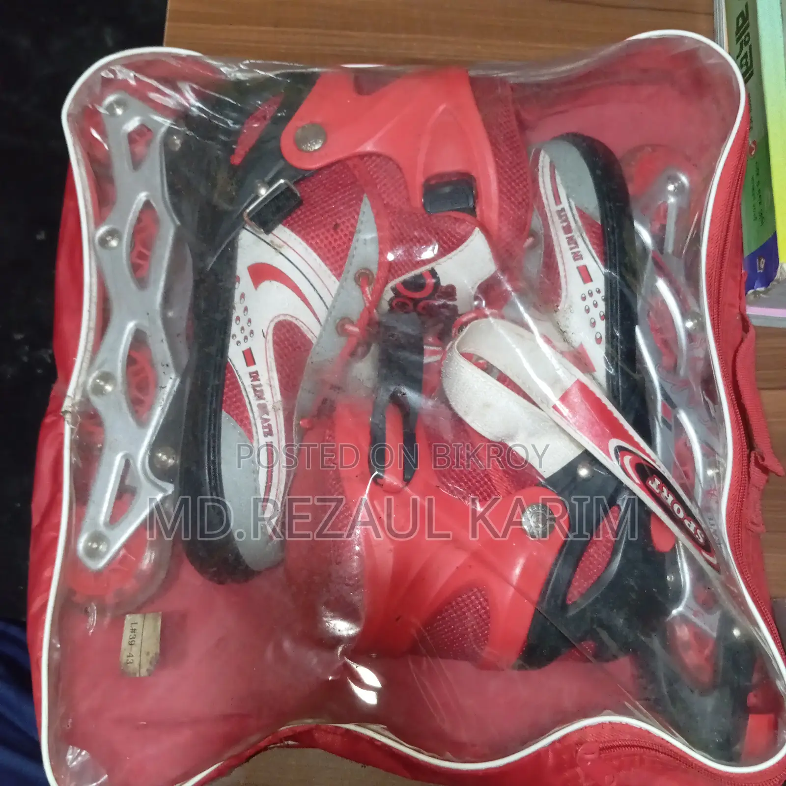 Skating Shoes । New Model। Roller Skates।Only Use 4 Days Size (38-41)