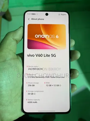 Vivo V60 Lite 256 GB Silver