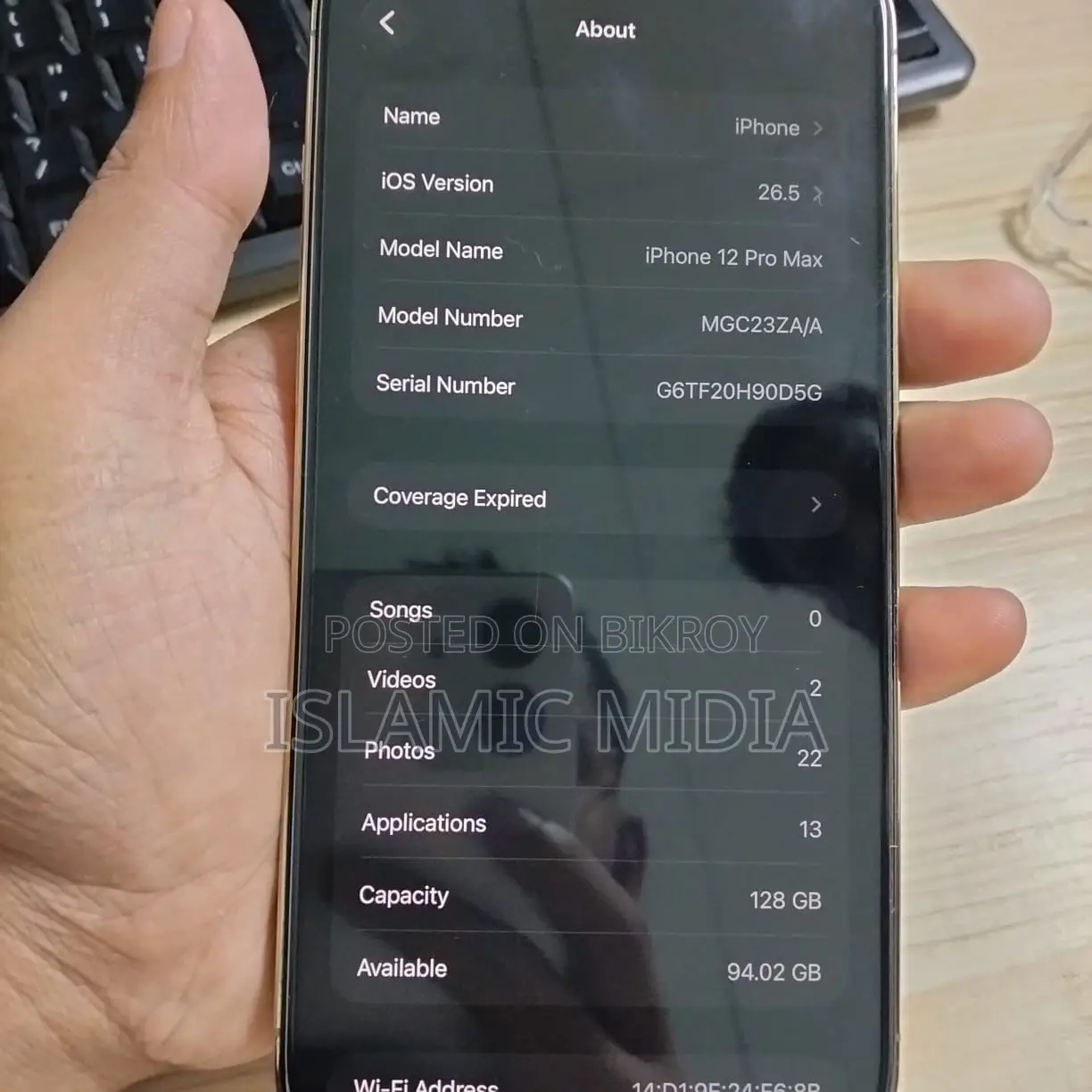 Apple iPhone 12 Pro Max 128 GB Gold