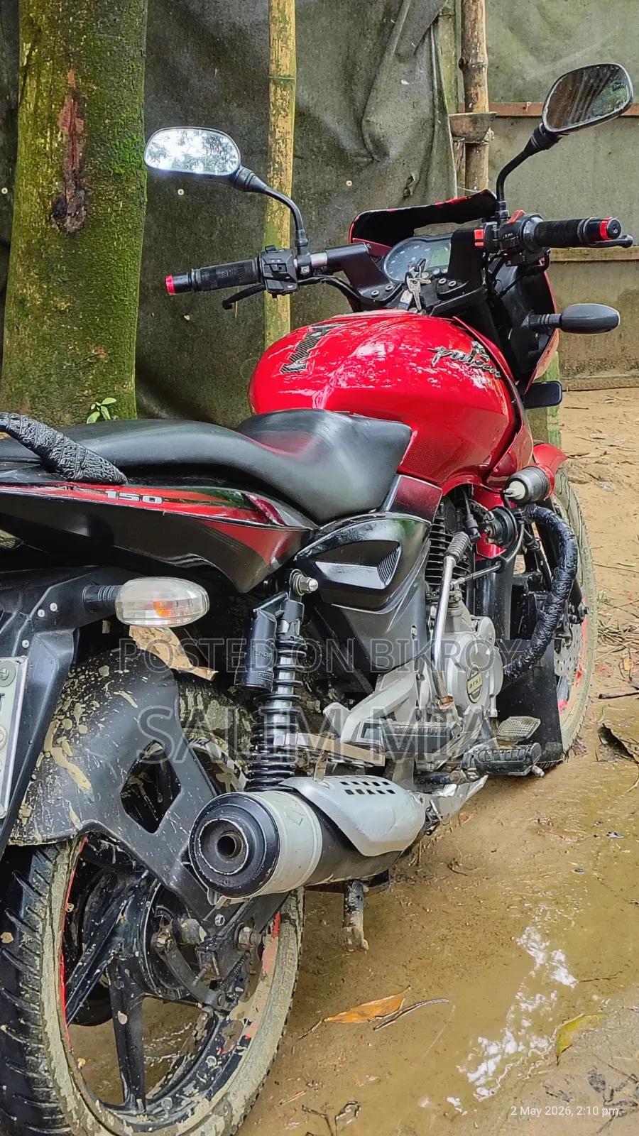 Bajaj Pulsar 150 2016 Red
