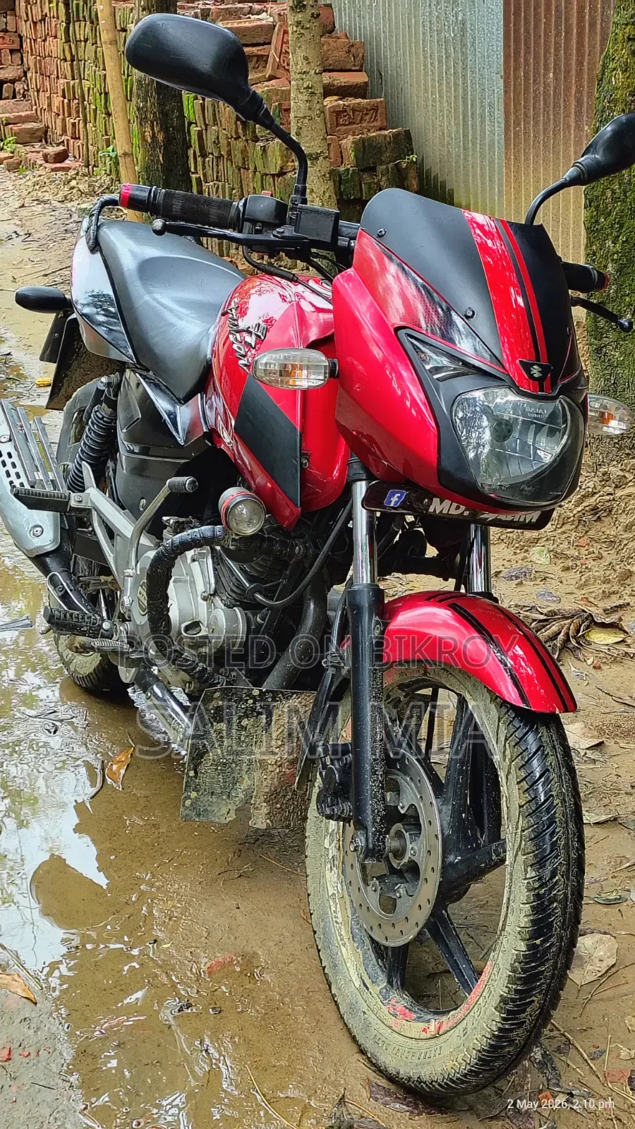 Bajaj Pulsar 150 2016 Red