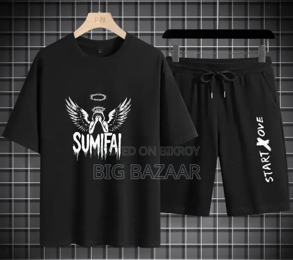 Mesh T-Shirt and Short Pant Set