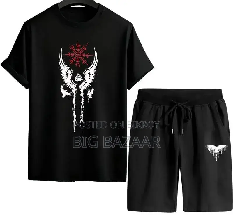 Mesh T-Shirt and Short Pant Set