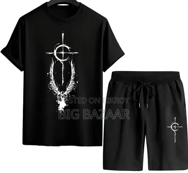 Mesh T-Shirt and Short Pant Set