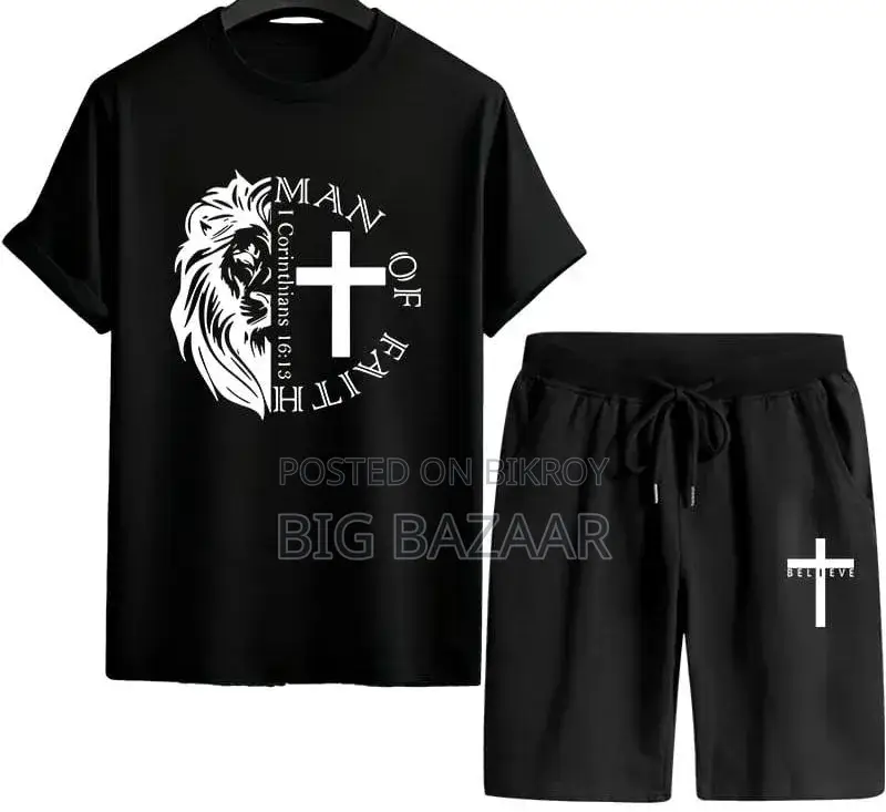 Mesh T-Shirt and Short Pant Set