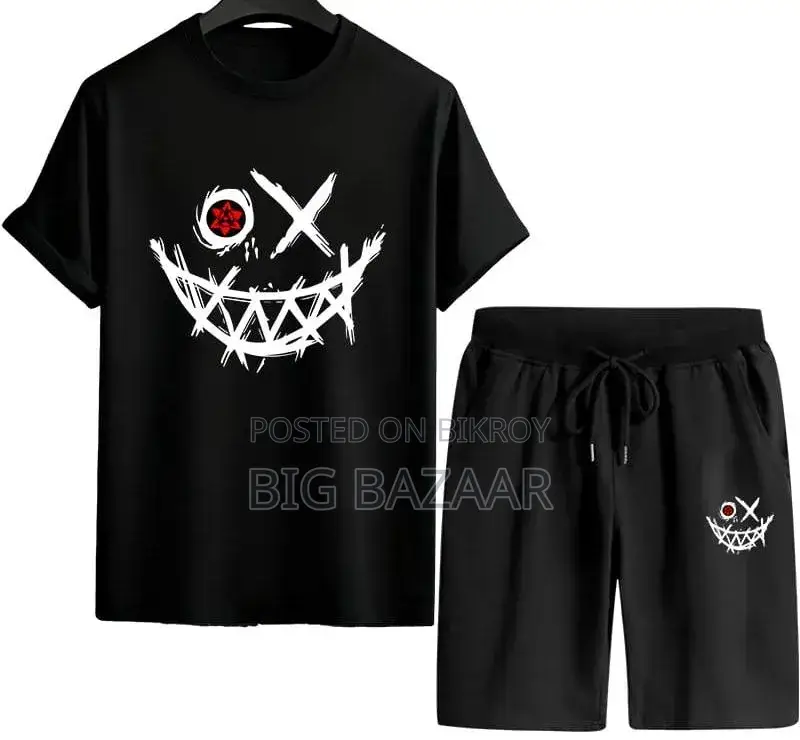 Mesh T-Shirt and Short Pant Set