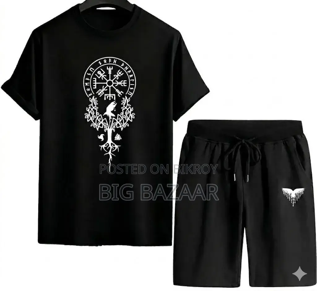 Mesh T-Shirt and Short Pant Set