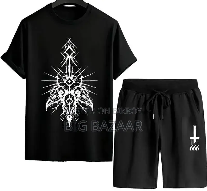Mesh T-Shirt and Short Pant Set