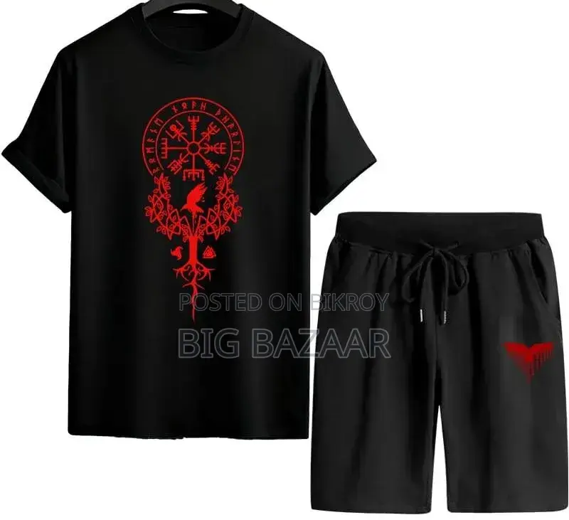 Mesh T-Shirt and Short Pant Set