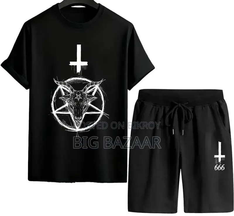 Mesh T-Shirt and Short Pant Set
