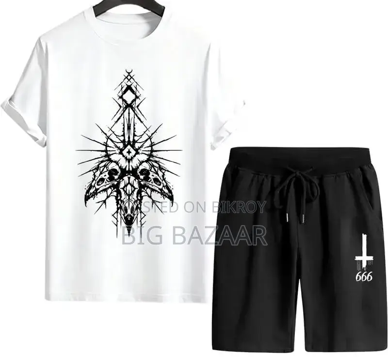 Mesh T-Shirt and Short Pant Set