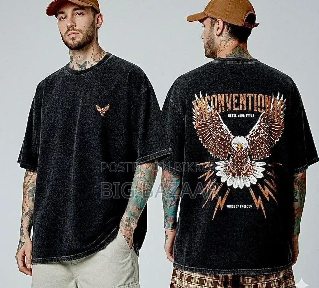 Premium Acid Wash Drop Shoulder T-shirt