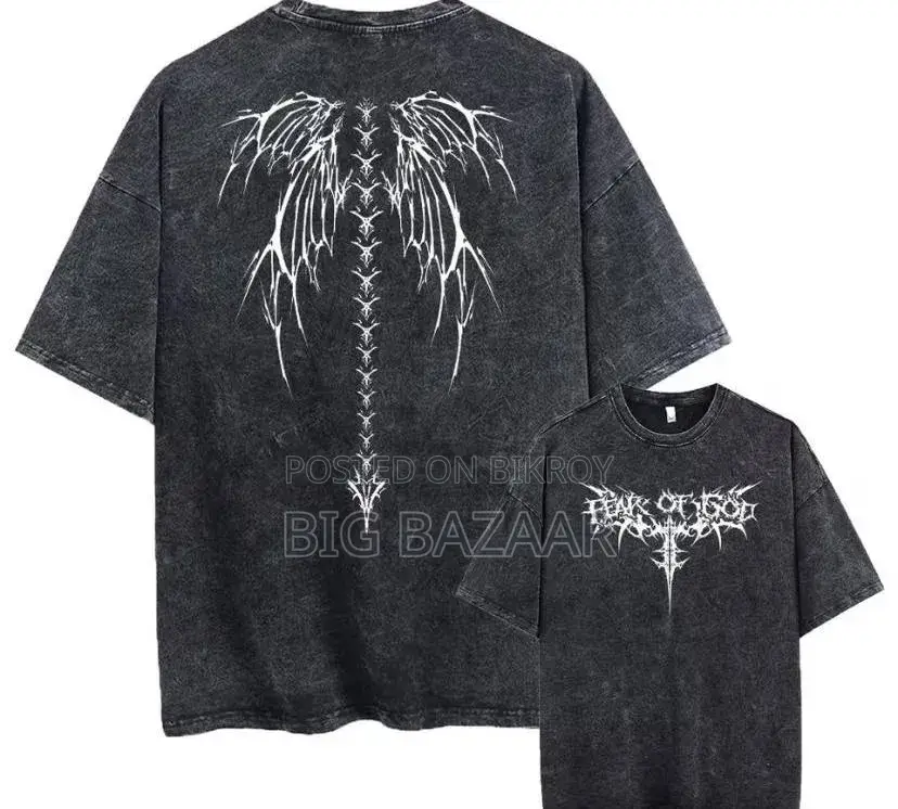 Premium Acid Wash Drop Shoulder T-shirt