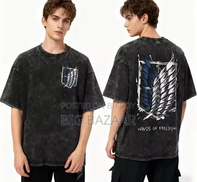 Premium Acid Wash Drop Shoulder T-shirt