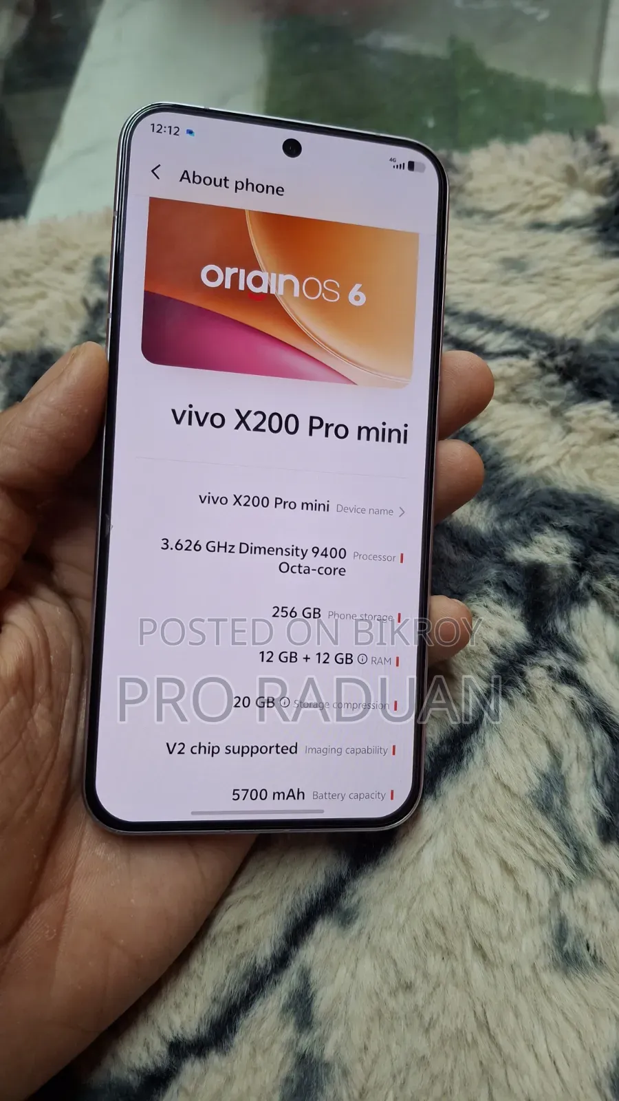 Vivo X200 Pro Mini 256 GB Silver