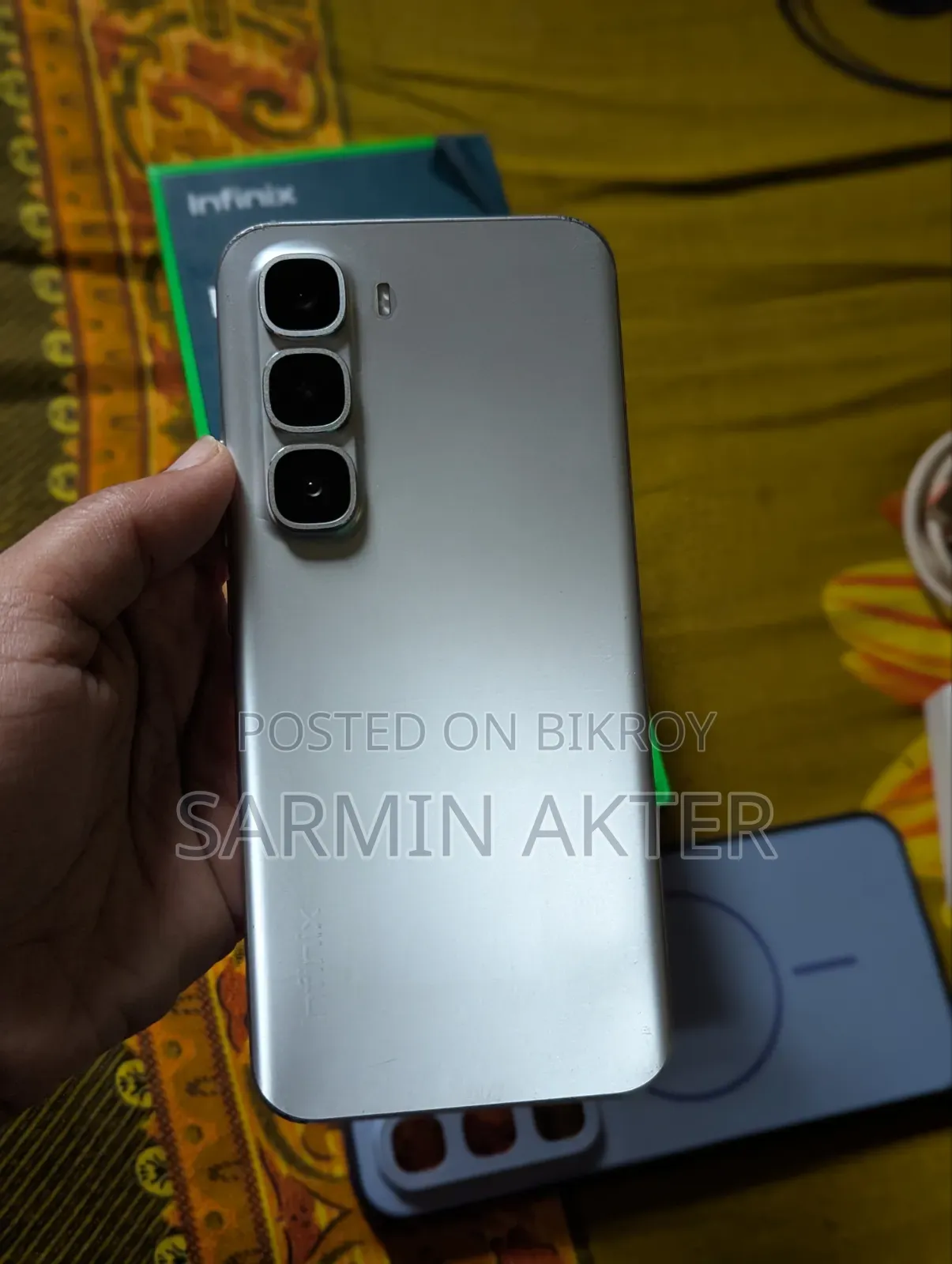 ইনফিনিক্স হট ৬০ প্রো+ ১২৮ জিবি সিলভার
