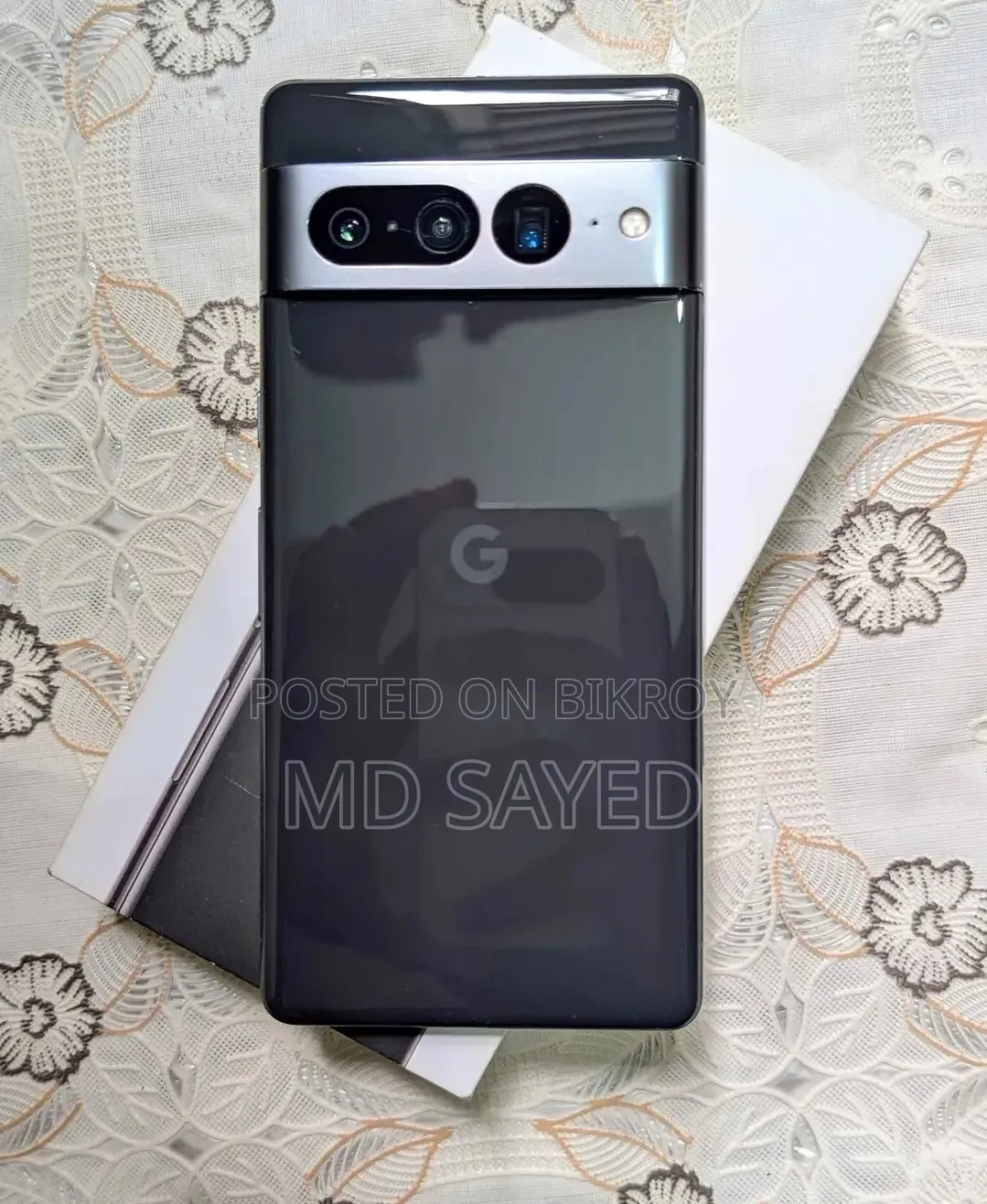 গুগল পিক্সেল ৭ প্রো ২৫৬ জিবি ব্ল্যাক