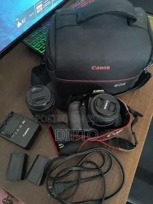 Canon 70d With Prime and Kit Lens