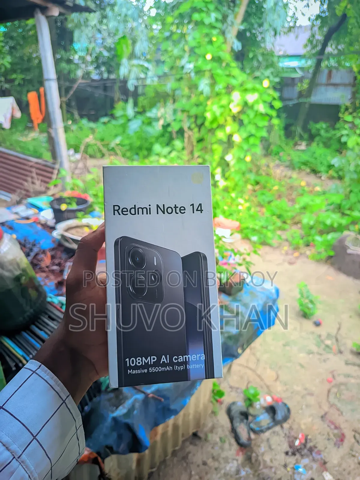 নতুন শাওমি রেডমি নোট ১৪ ৪জি ২৫৬ জিবি কালো