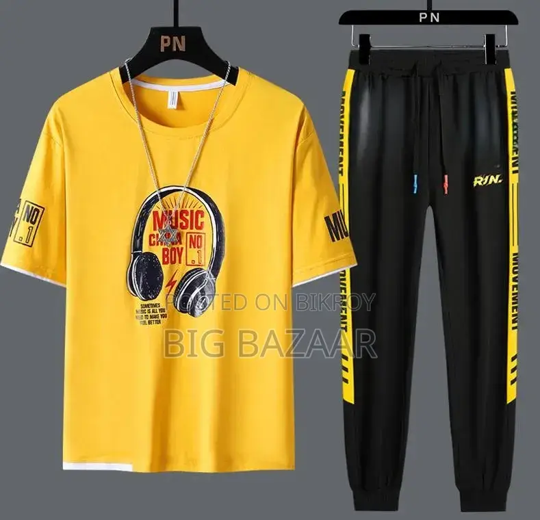 Mesh T-Shirt Full Pant Set