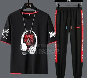 Mesh T-Shirt Full Pant Set
