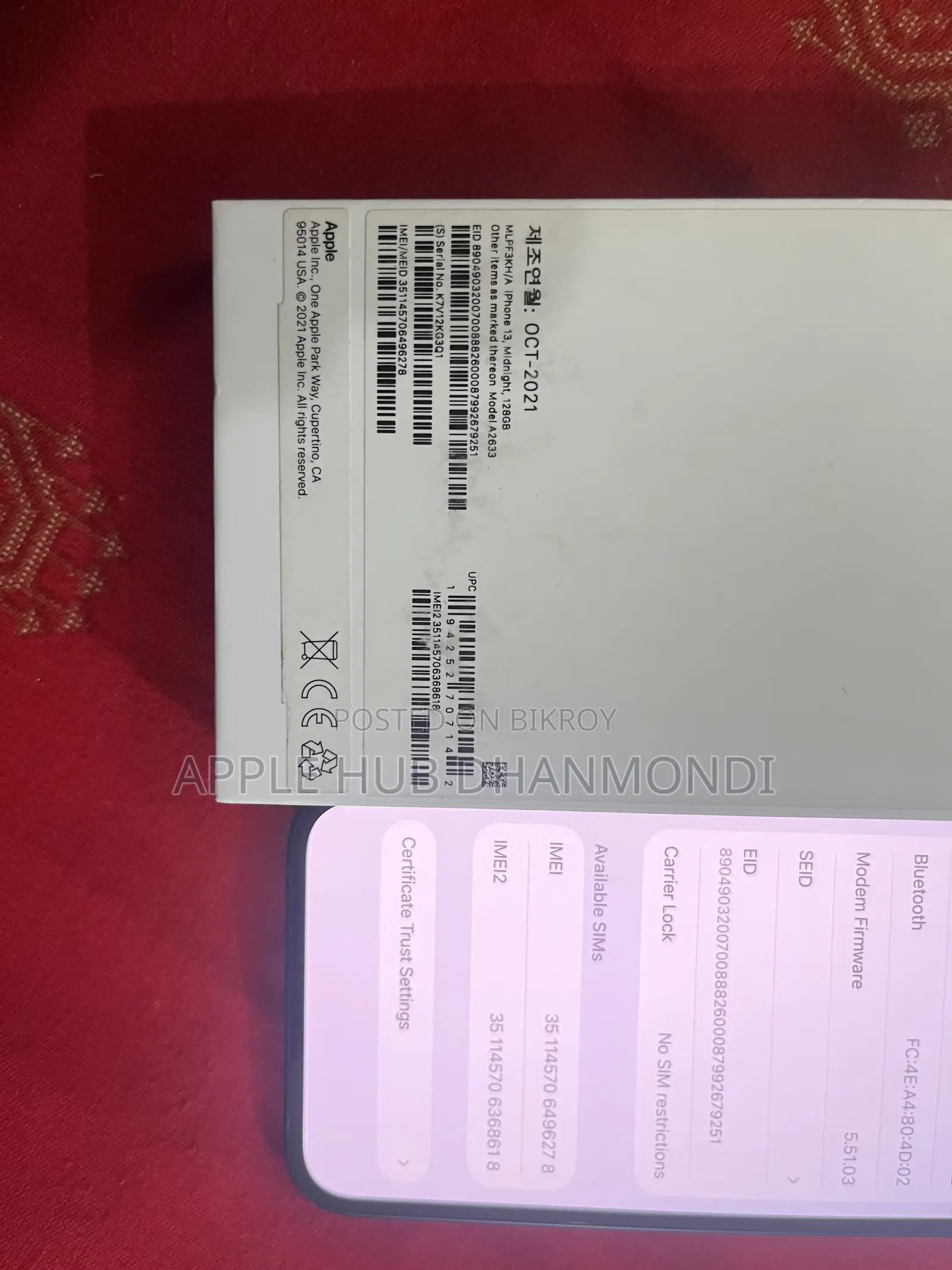 Apple iPhone 13 128 GB Black
