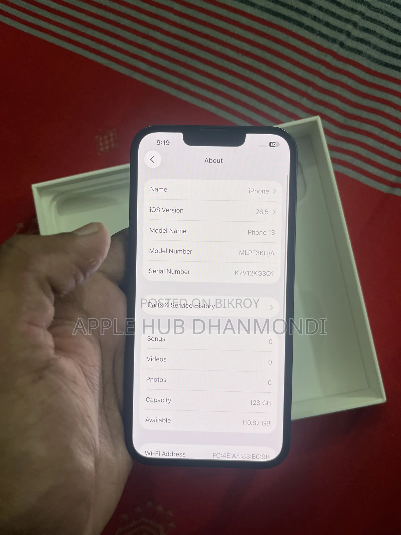 Apple iPhone 13 128 GB Black