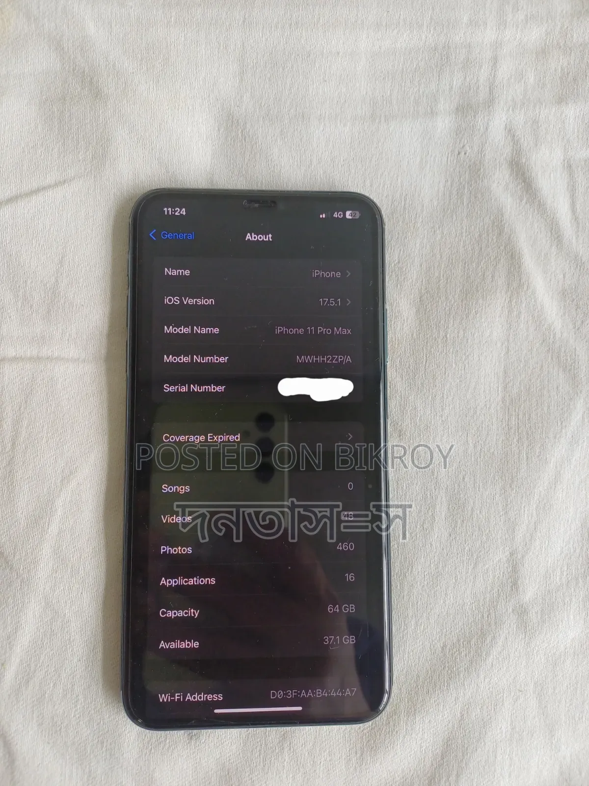 Apple iPhone 11 Pro Max 64 GB Gray