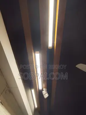 Premium Wooden Beam Ceiling Light Setup