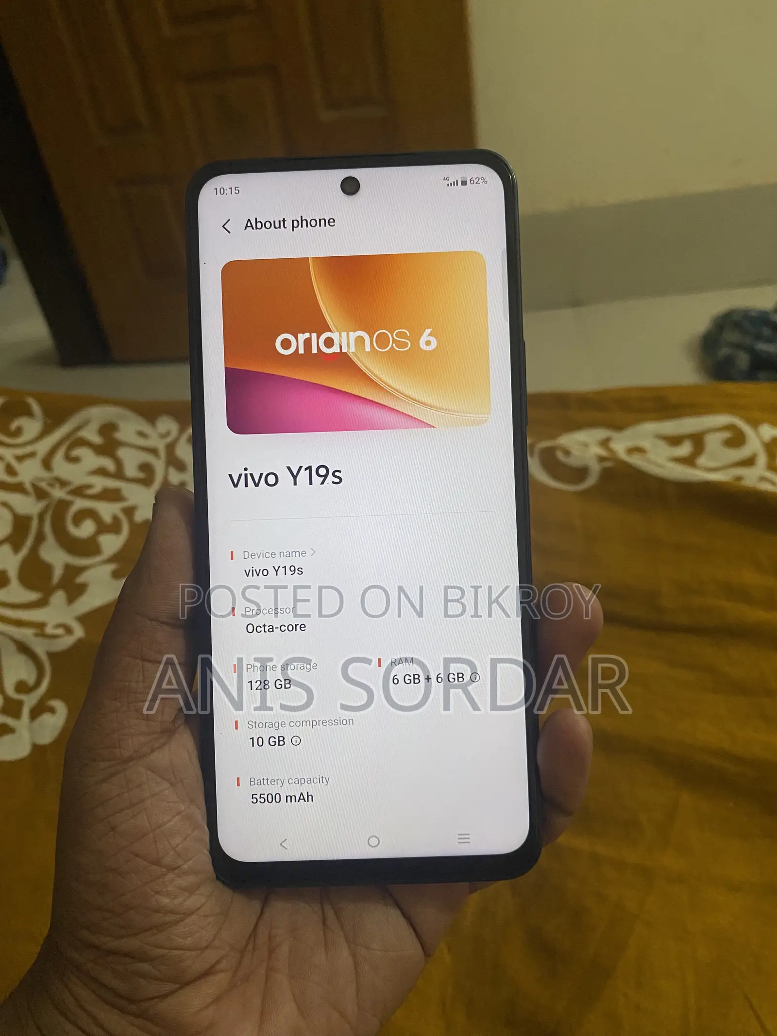 Vivo Y19s 128 GB Blue