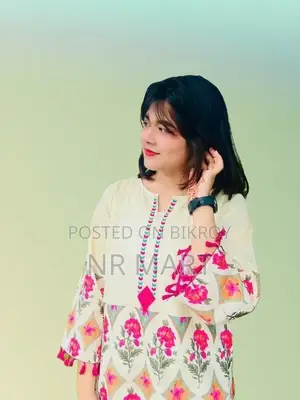 Ivory Top Embroidery Three-Piece