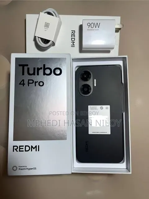 Xiaomi Redmi Turbo 4 Pro 256 GB Black