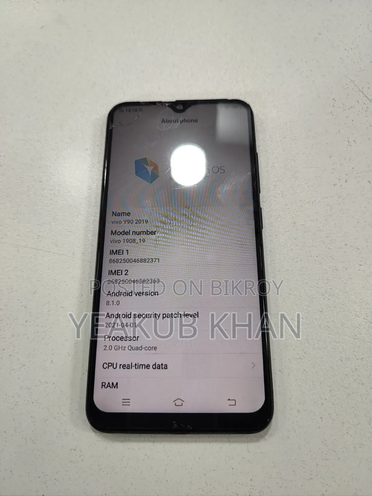 Vivo Y91 32 GB Black