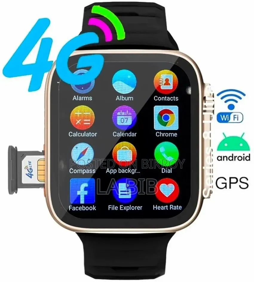 5G Android Smart Watch Play Store YouTube Facebook TikTok Supported