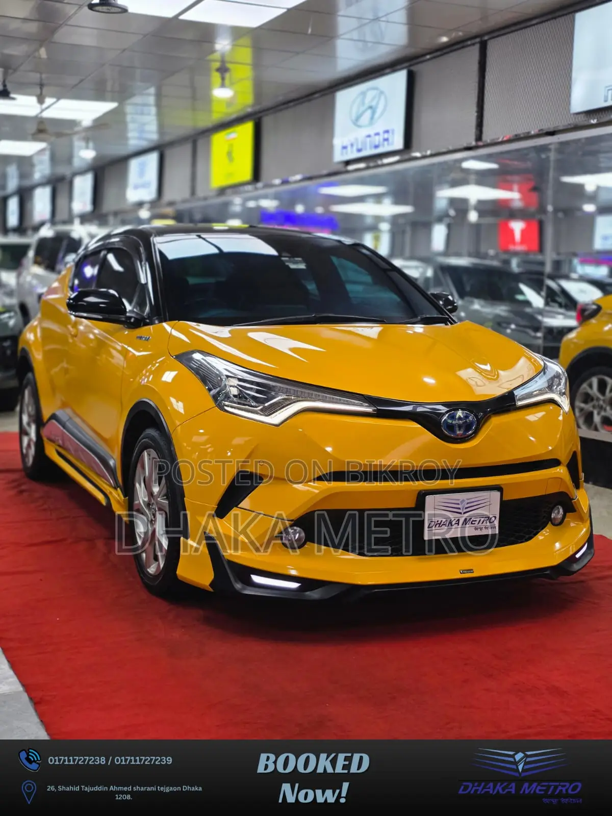 Toyota C-HR 2018 Yellow