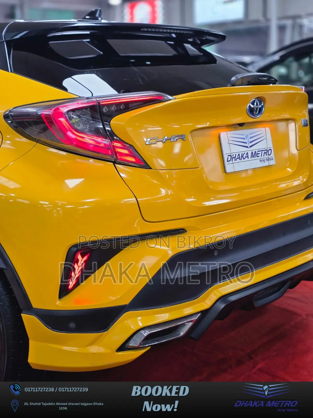 Toyota C-HR 2018 Yellow