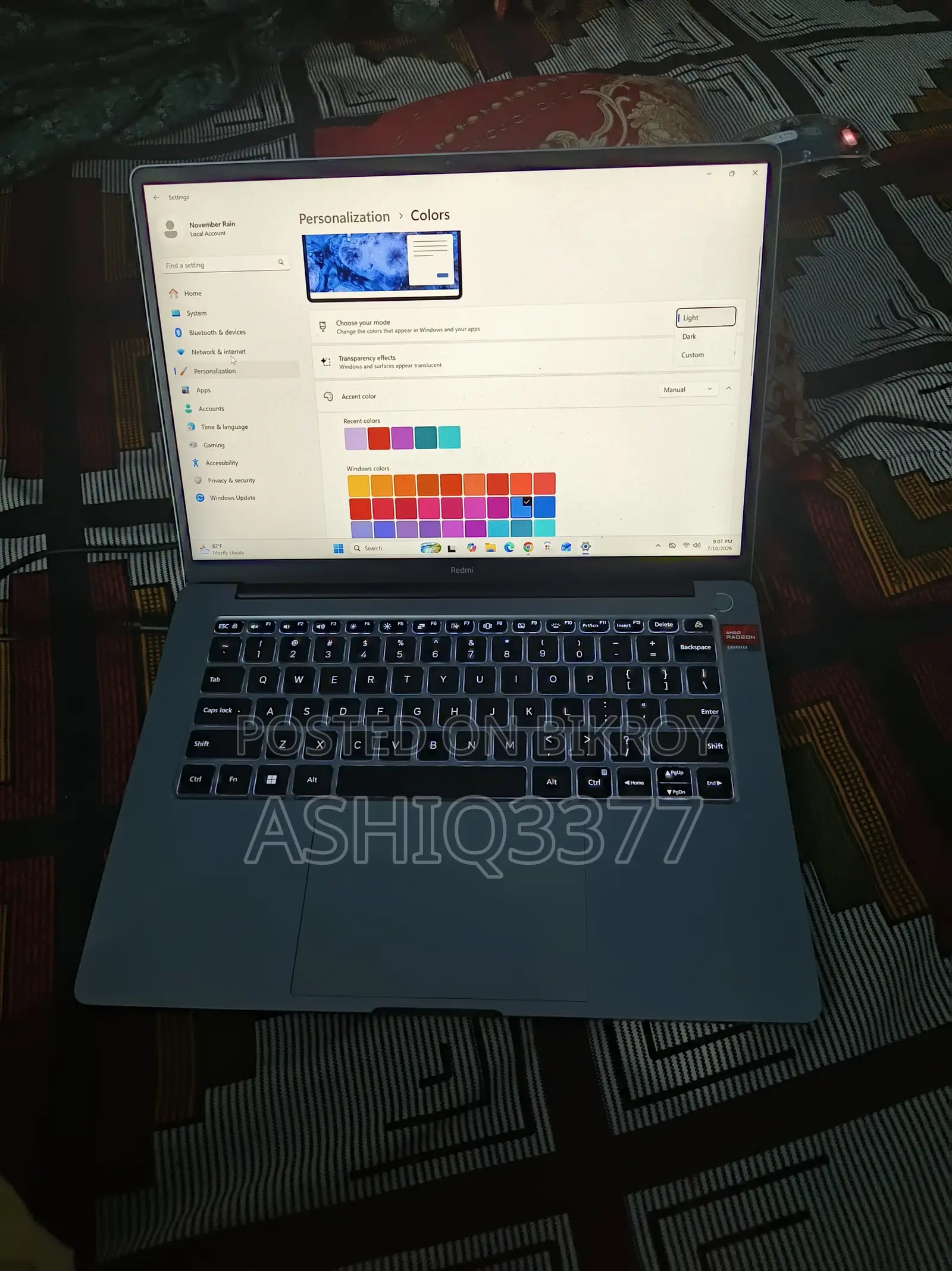 ল্যাপটপ Xiaomi RedmiBook Pro 14 2022 16GB AMD Ryzen 7 SSD 256GB
