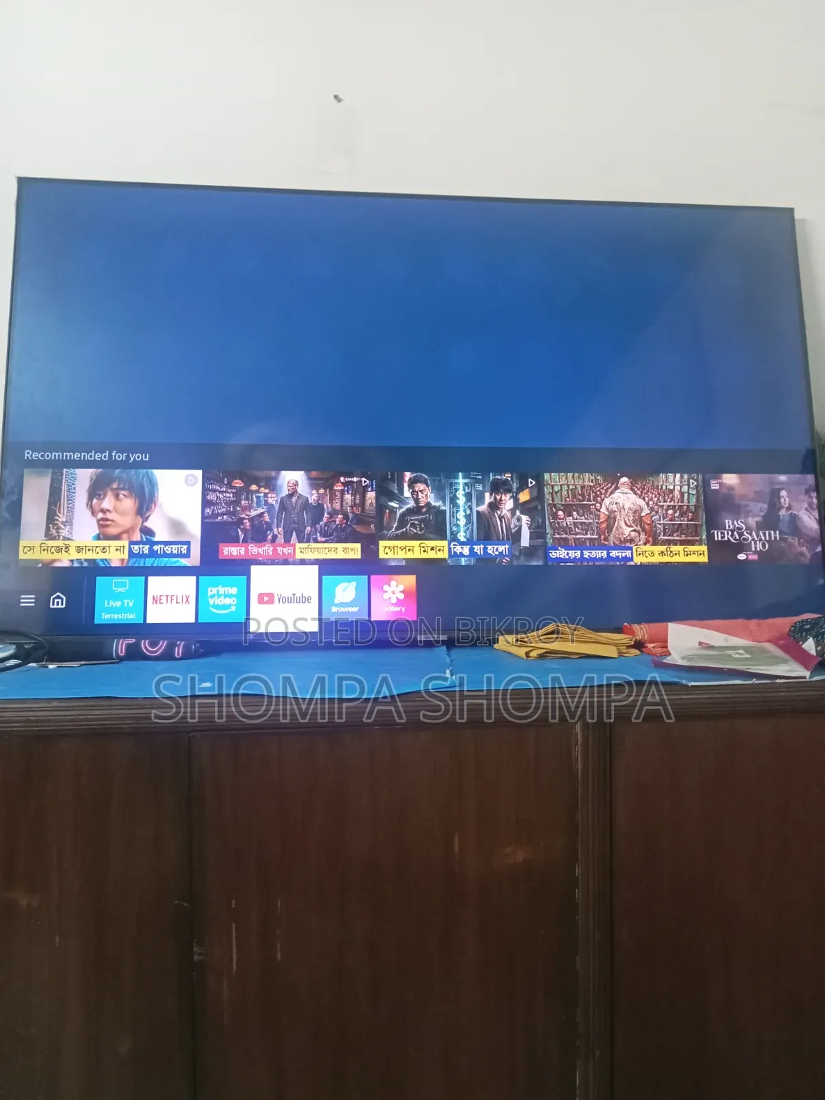 Original Samsung 55 Inch HD Smart TV, come and see it before taking