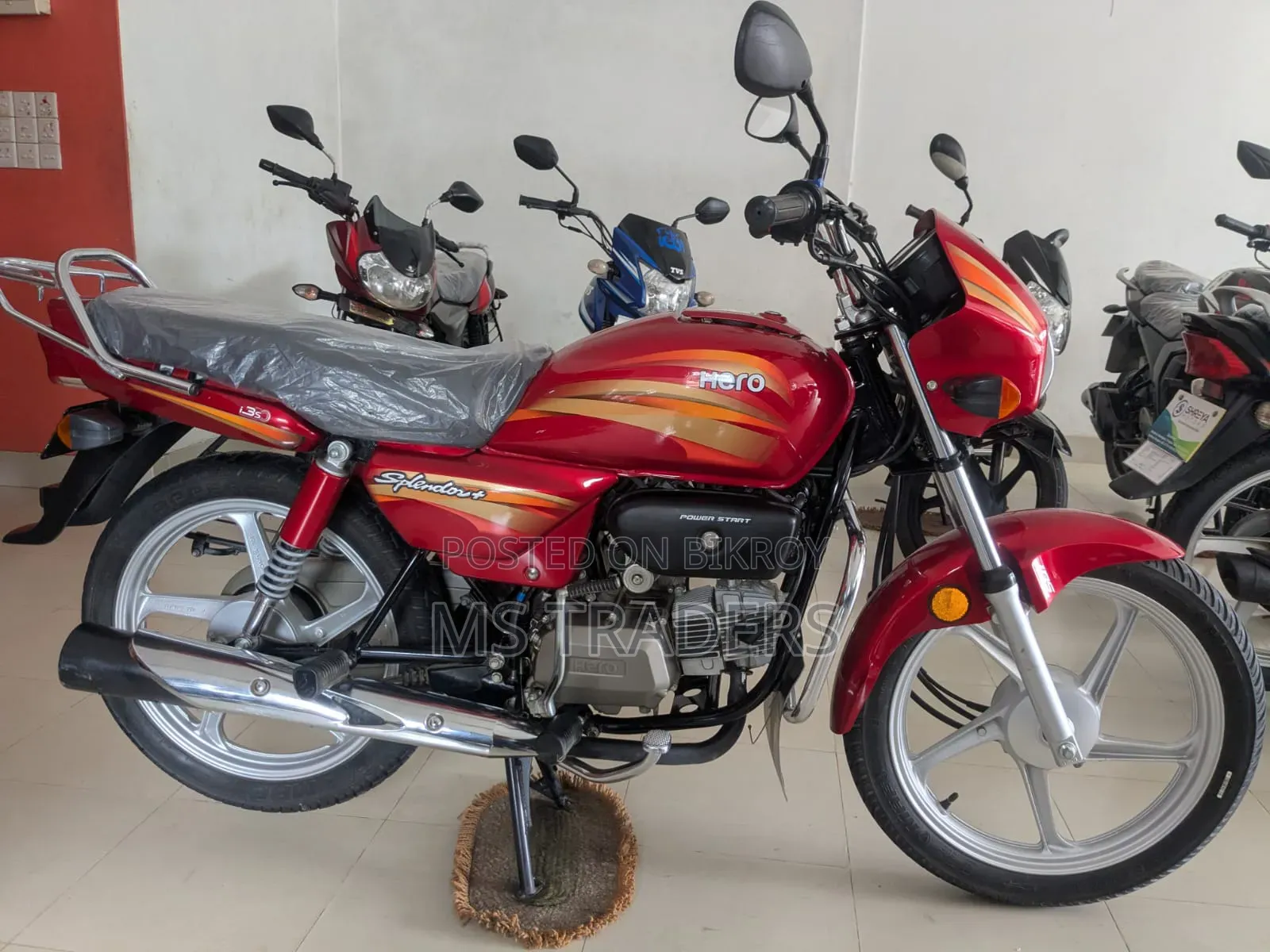 Hero Splendor Plus 2025 Red