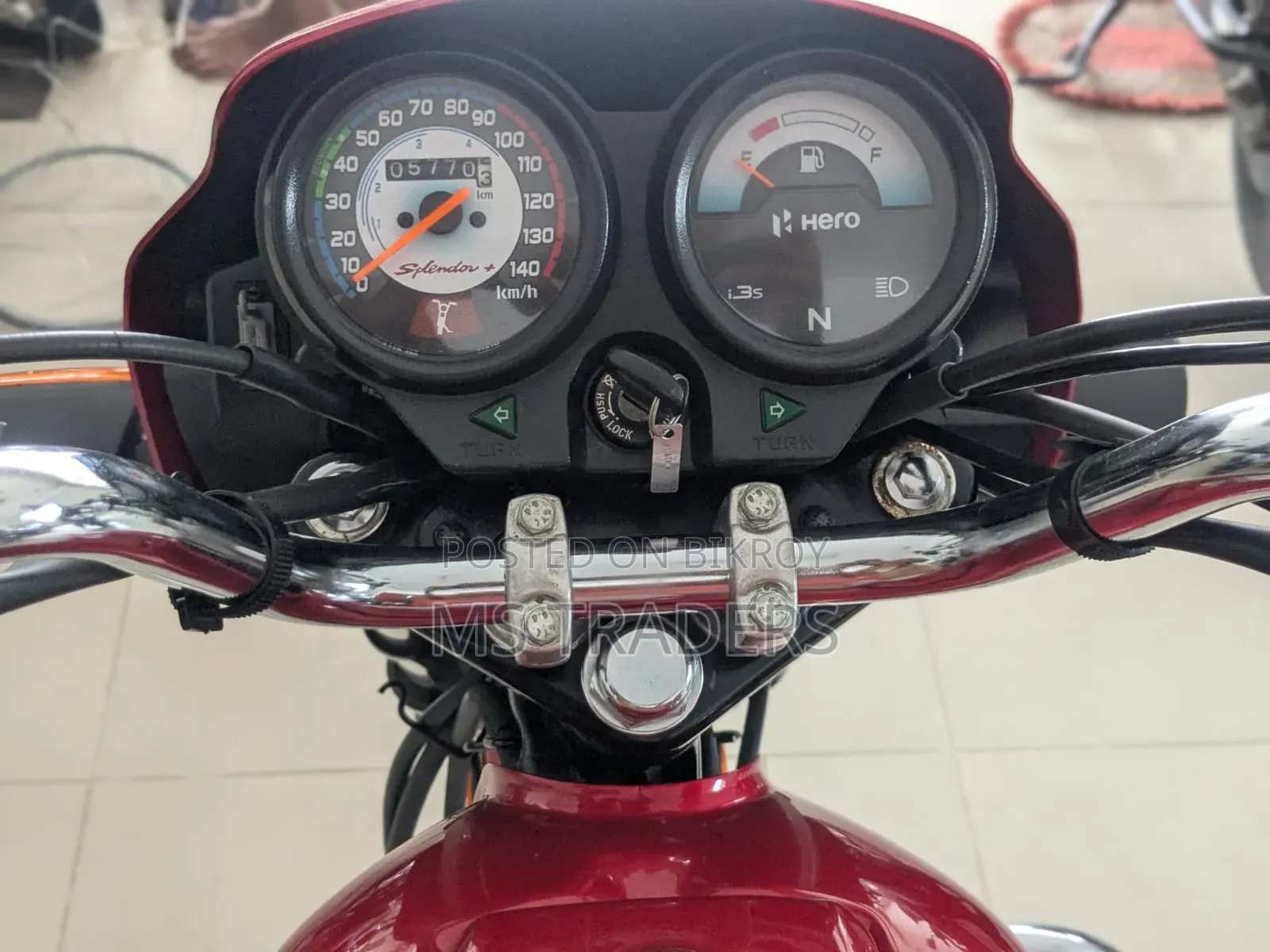 Hero Splendor Plus 2025 Red