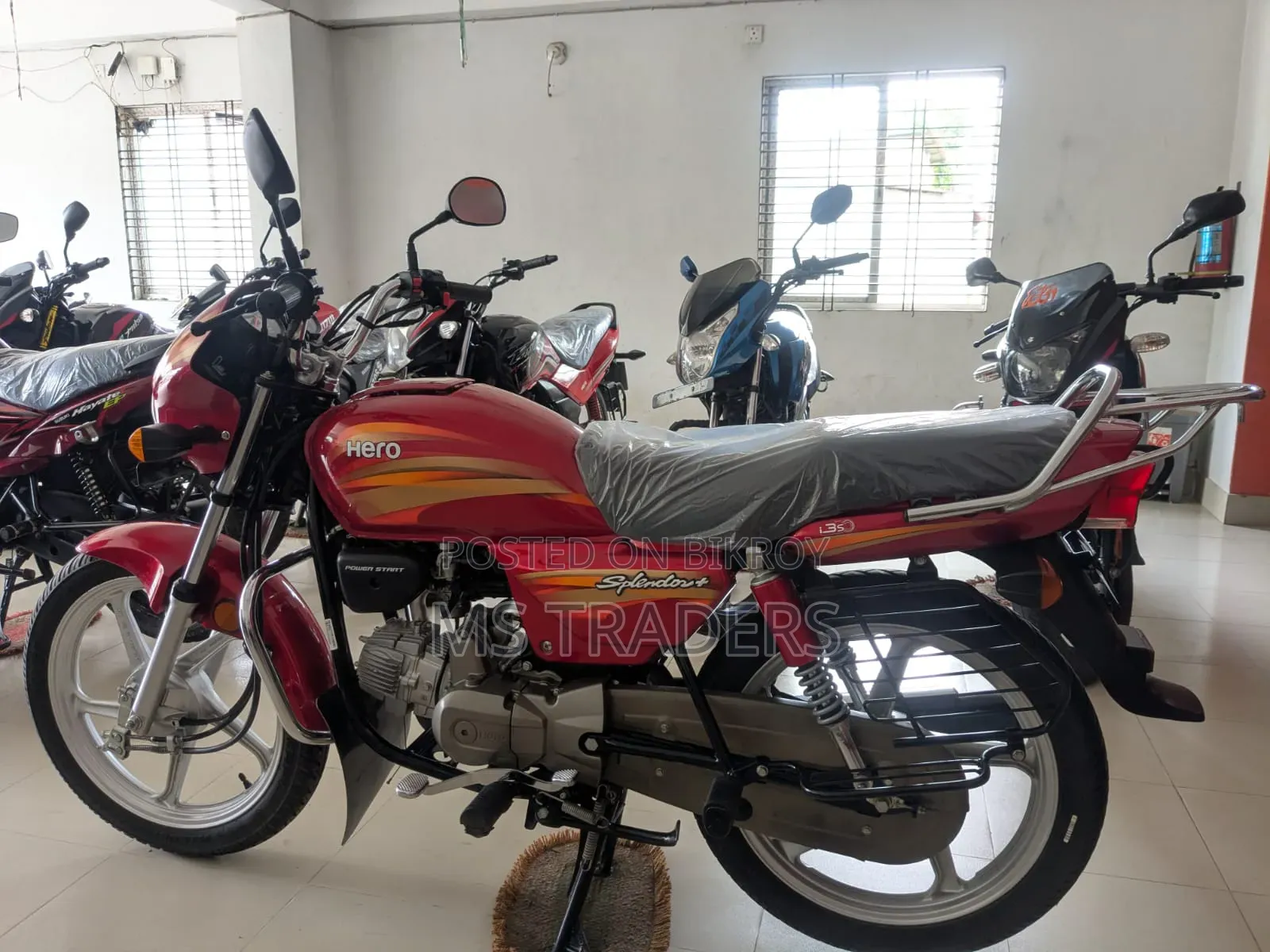 Hero Splendor Plus 2025 Red