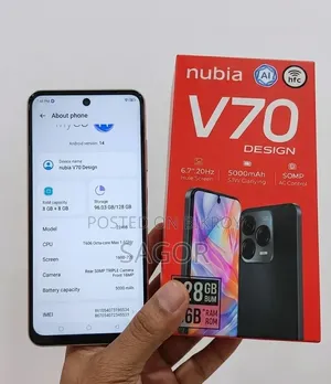 ZTE Blade V70 Design 256 GB Orange