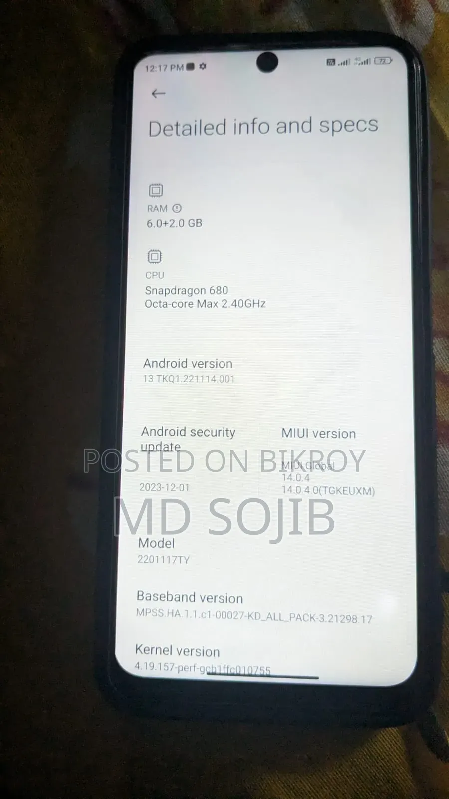 Xiaomi Redmi Note 11 128 GB Black