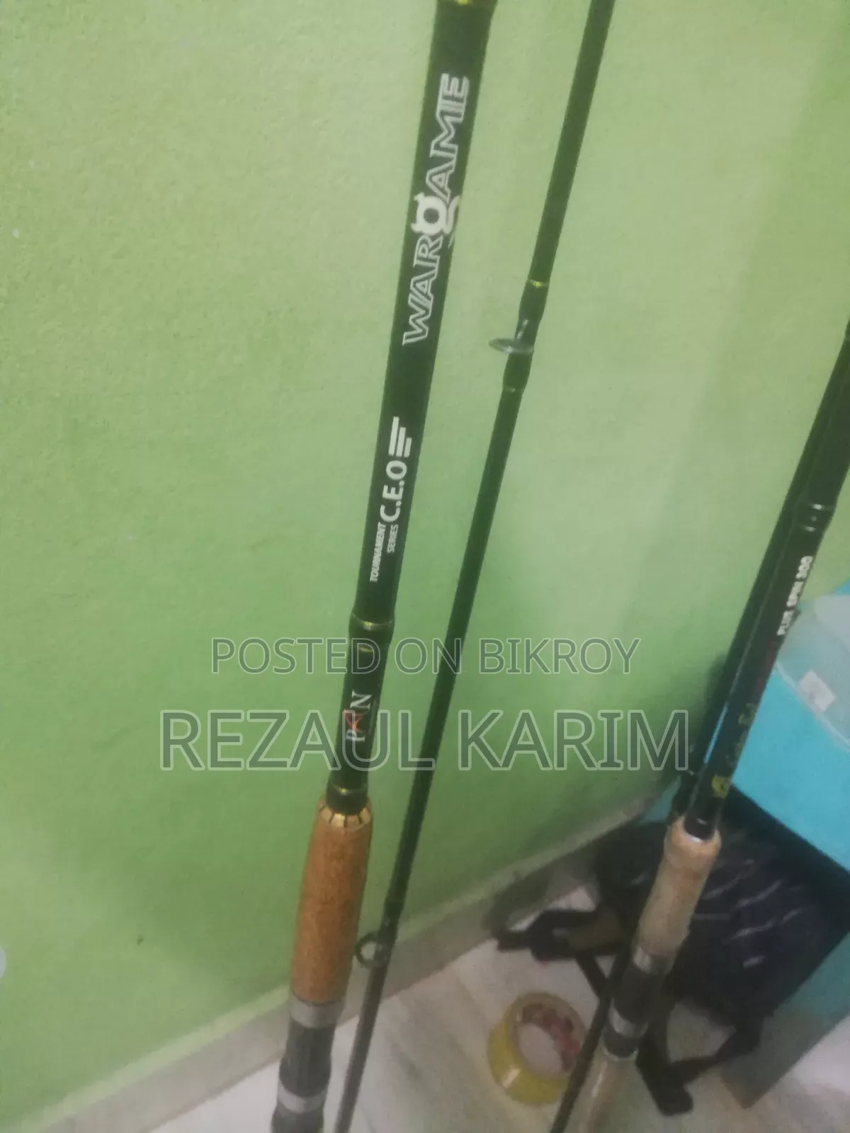 Fishing rod and fishing machine