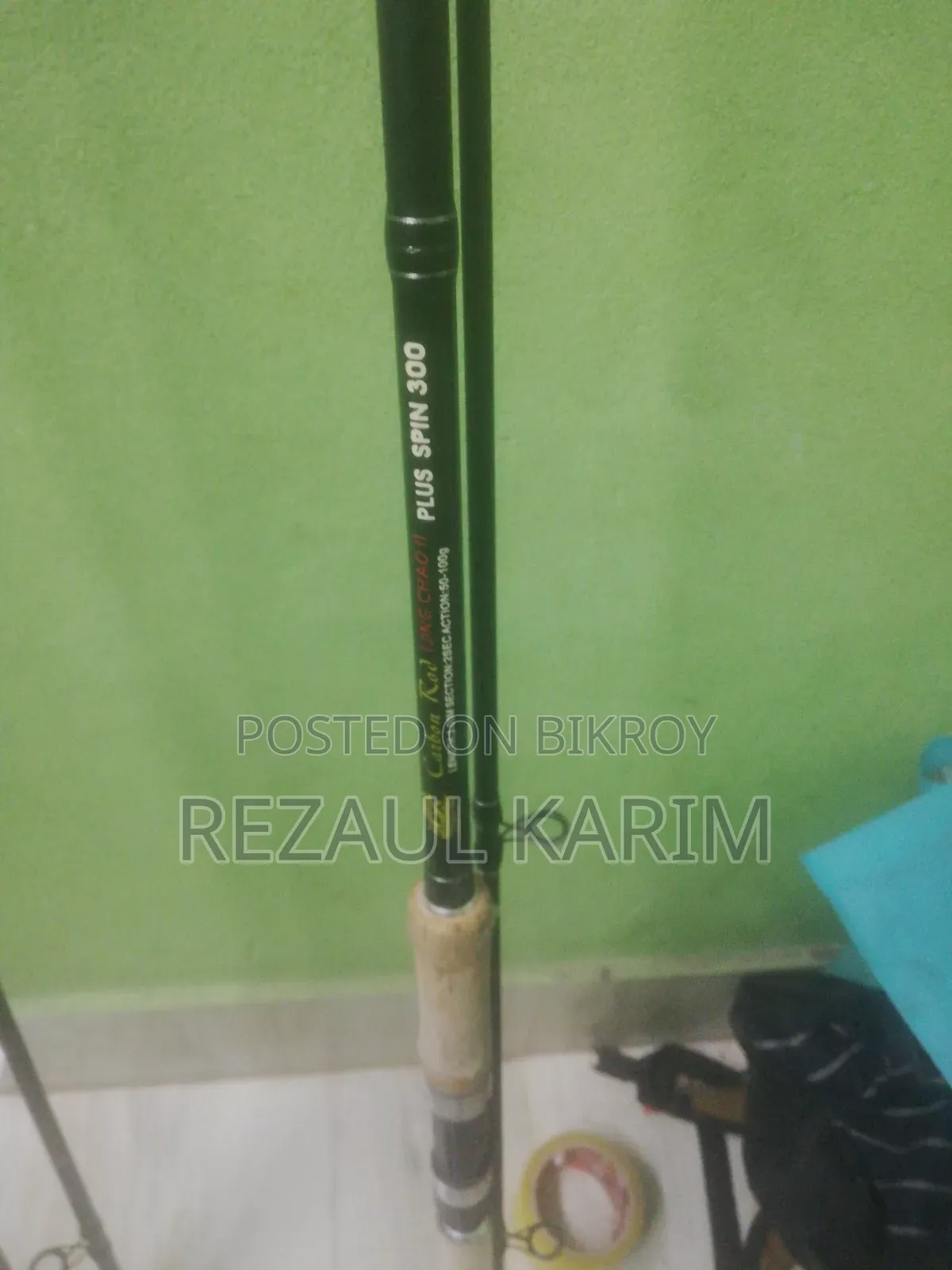 Fishing rod and fishing machine
