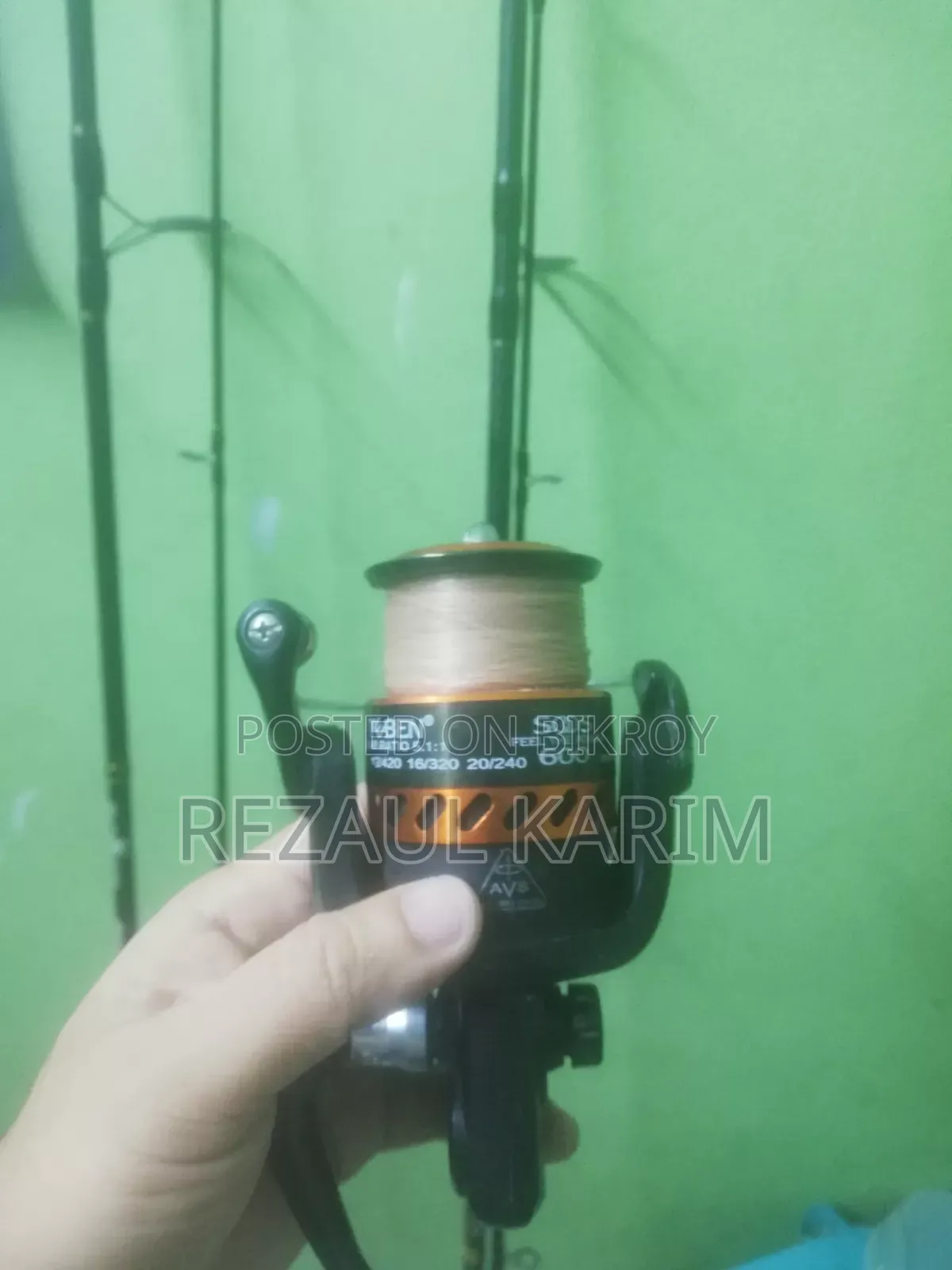 Fishing rod and fishing machine