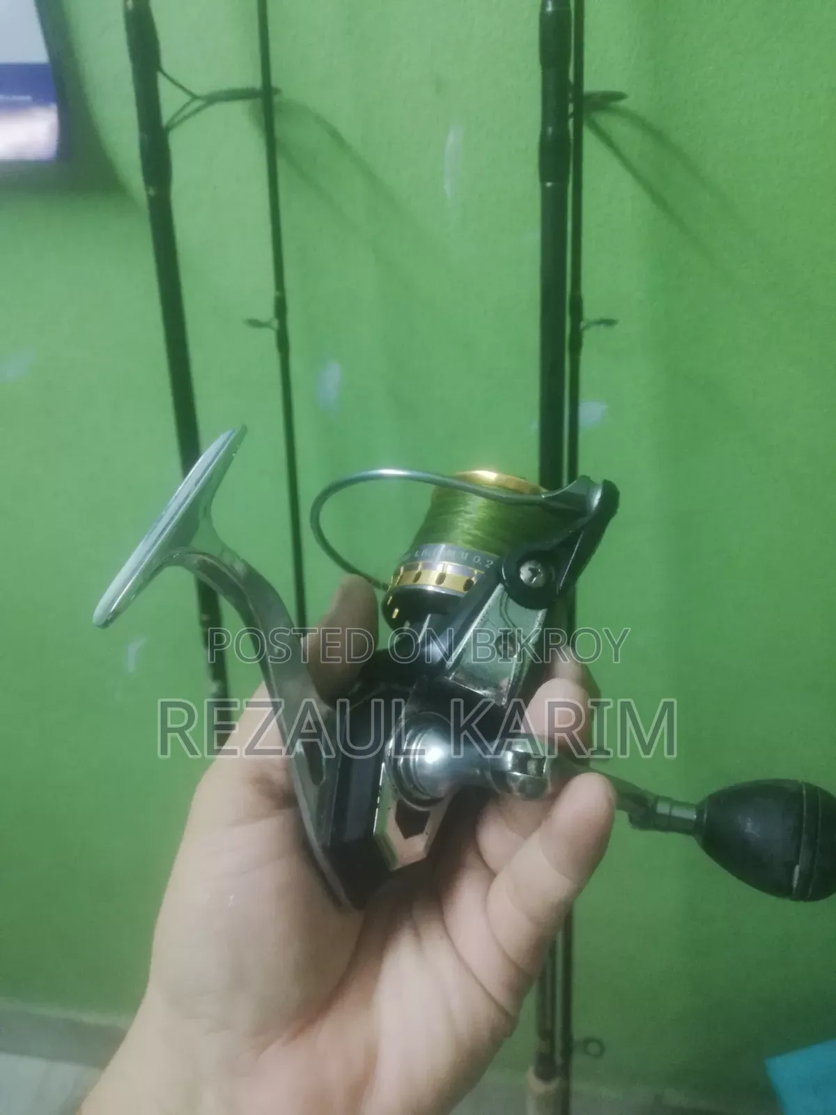 Fishing rod and fishing machine